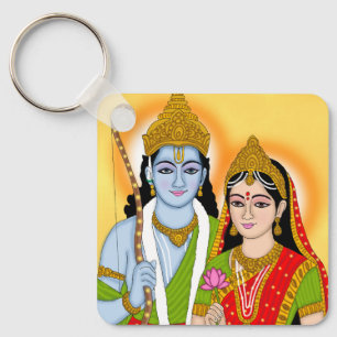 Lord Sitaram Keychain – Divine Accessory for Daily
