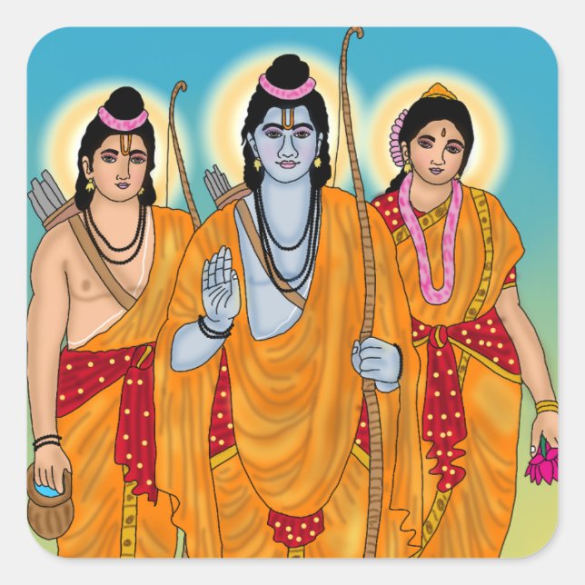 Lord Sitaram Sticker (Front)