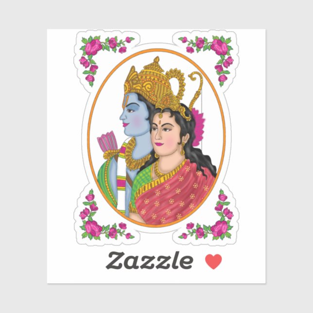 Lord Sitaram Sticker (Sheet)