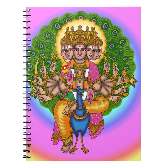 Lord Skanda Stationery Notebook (Front)