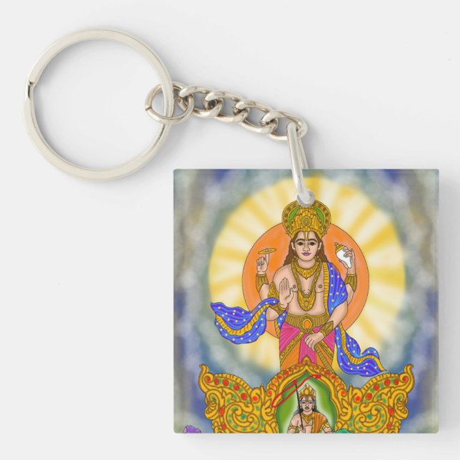 Lord Surya Keychain (Front)