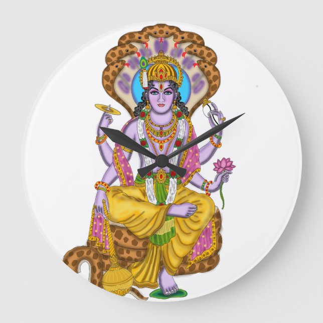 Lord Vishnu Clock (Front)