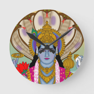 Lord Vishnu Clock