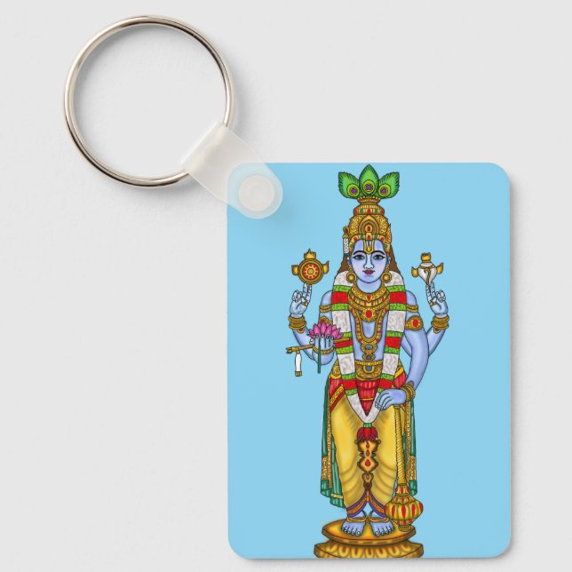 Lord Vishnu Keychain (Front)