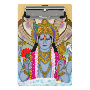 Lord Vishnu Stationery Mini Clipboard