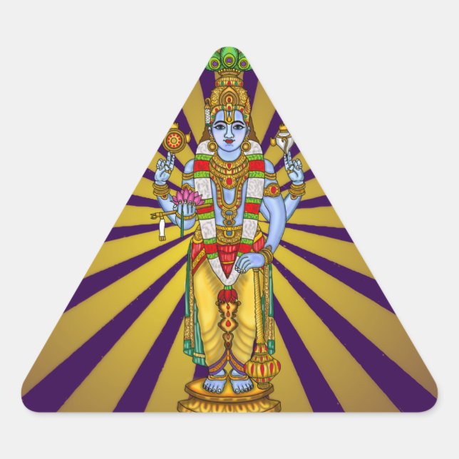 Lord Vishnu Sticker (Front)