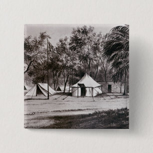 Lord Wolseley's Camp at Korti 2 Inch Square Button