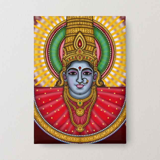 Lord Yellamma Button (Front)