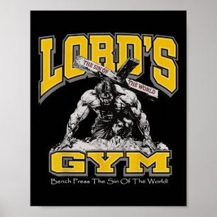 Lords Gym Bench Press The Sin Of The World2  Poster