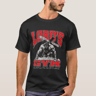 Lords Gym Bench Press The Sin Of The World  T-Shirt