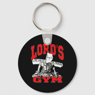 Lords Gym - Lord's The Sin Of World Jesus Keychain