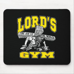 Lords Gym - Lord's The Sin Of World Jesus Mouse Pad