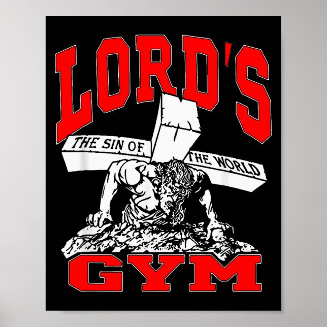 Lords Gym - Lord's The Sin Of World Jesus  Poster (Front)