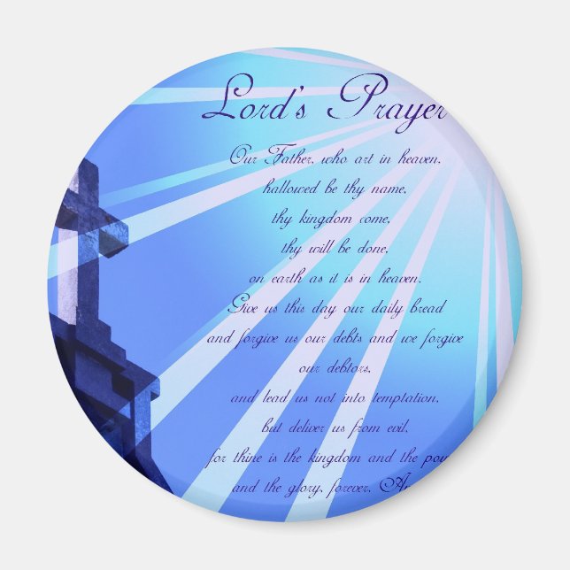 Lord's Prayer Design Magnet (Front)