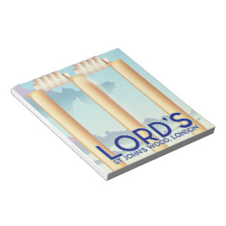 Lord's St John's Wood, London Notepad