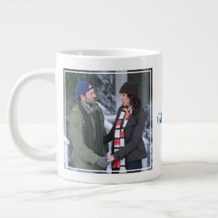 Lorelai & Luke Holding Hands in the Snow Large Coffee Mug