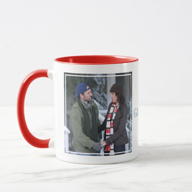 Lorelai & Luke Holding Hands in the Snow Mug (Left)