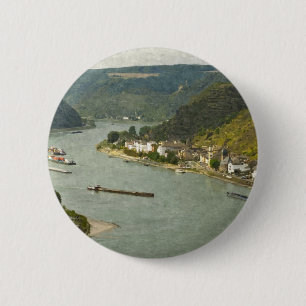 Lorelei 2 Inch Round Button