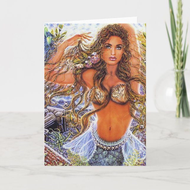 Lorelei by Lisa Iris Greeting Card (Front)
