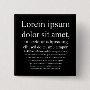 Lorem Ipsum 2 Inch Square Button