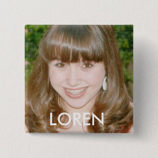 Loren 2 Inch Square Button