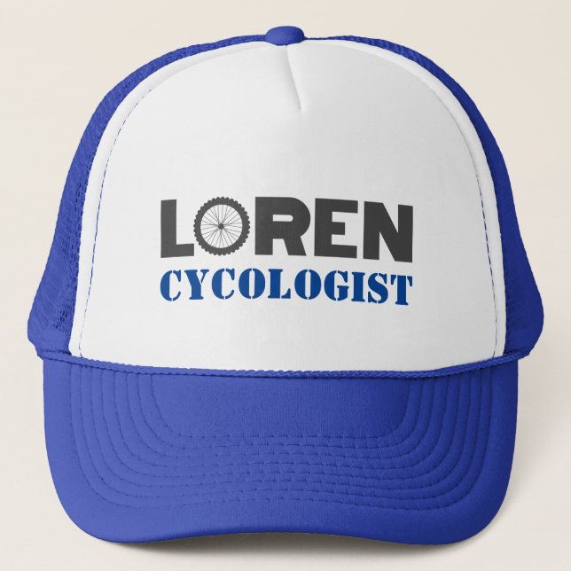 Loren Mountain Biker Trucker Hat (Front)