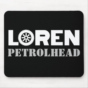 Loren Petrol Head Mouse Pad