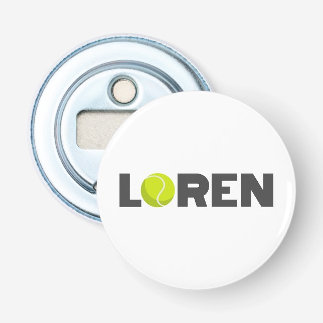 Loren Tennis Bottle Opener (Front)