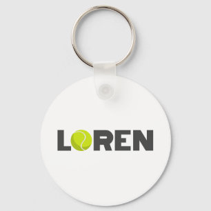 Loren Tennis Keychain