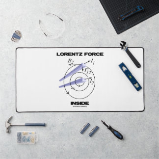Lorentz Force Inside Electromagnetism Humour Desk Mat