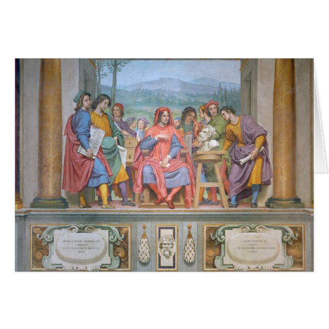 Lorenzo amongst the artists (Front Horizontal)