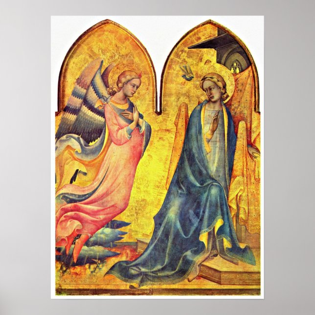 Lorenzo Monaco - Annunciation Poster (Front)
