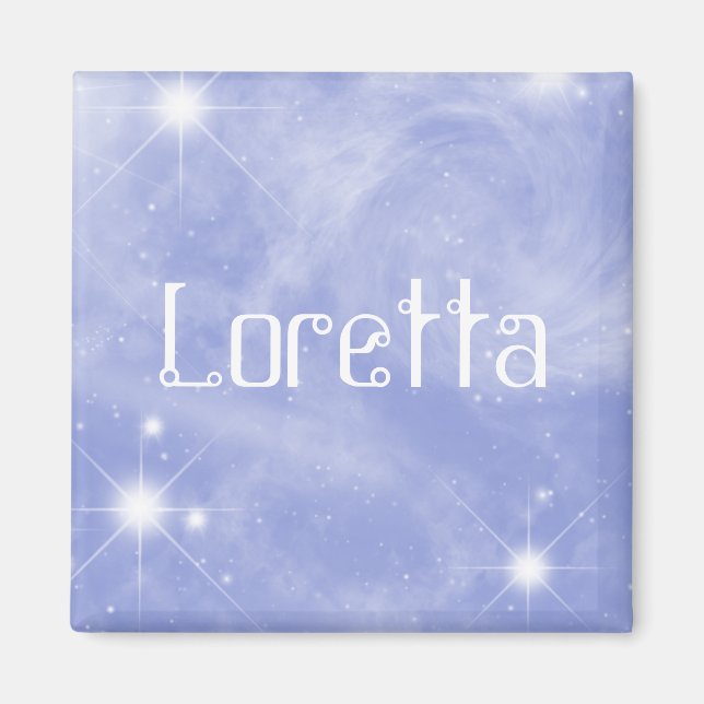 Loretta Starry Nom Magnet (Devant)