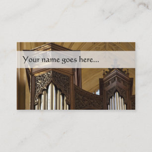 L'organe domine carte de visite