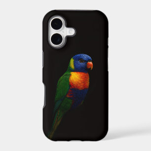 Lorikeet arc-en-ciel Black 4 Luxe iPhone 17 Mate