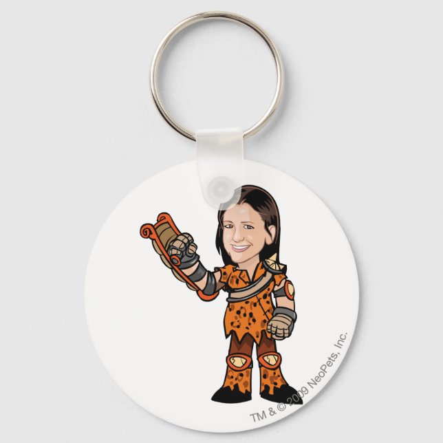 LornaDesparow Tyrannia Staff Player Keychain (Front)