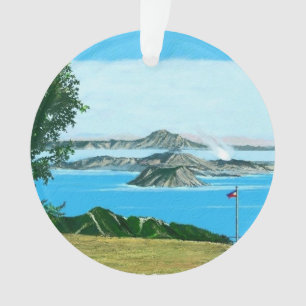L'ornement du volcan Taal