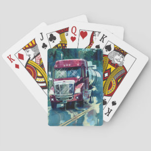 Lorry Big Rig Truck-Driver's Card Deck
