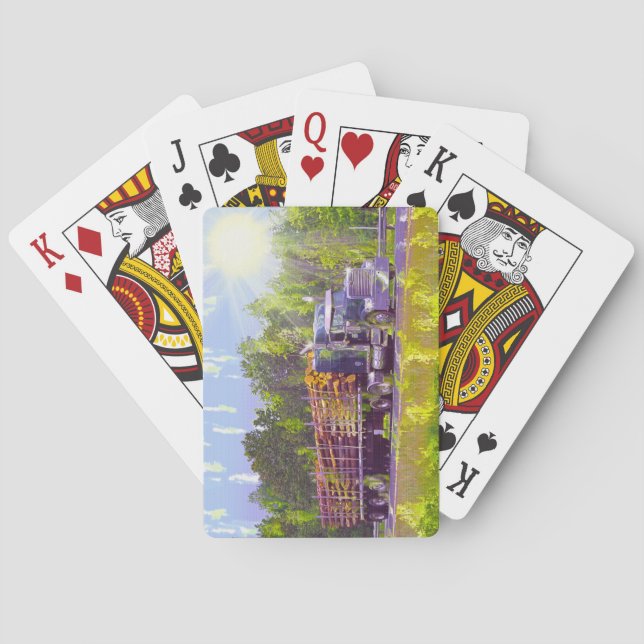 Lorry Big Rig Truck-Driver's Card Deck (Back)