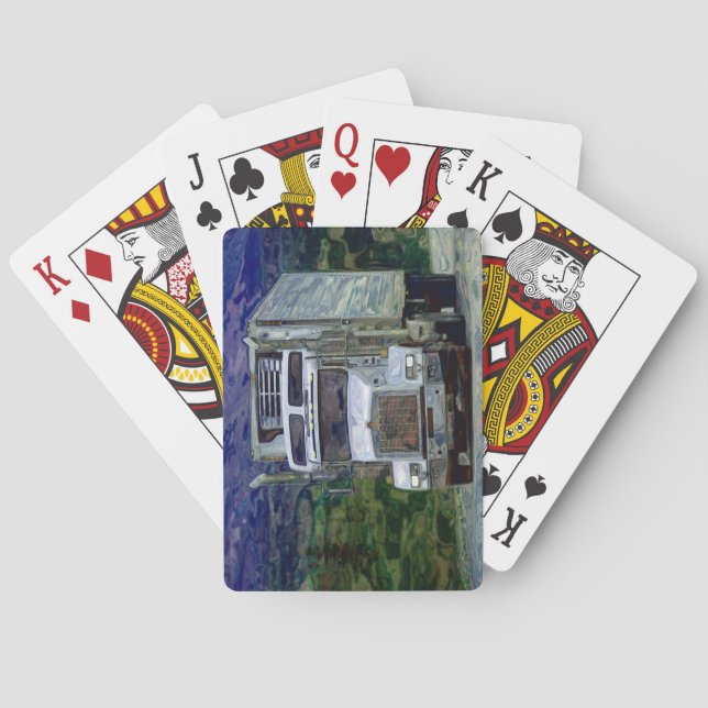 Lorry Big Rig Truck-Driver's Card Deck (Back)