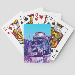 Lorry Big Rig Truck-Driver's Card Deck