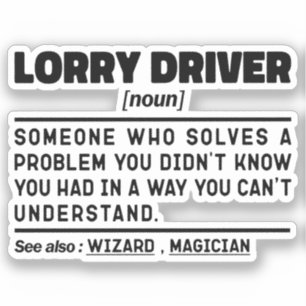 Lorry Driver Noun Cool Dad Driving Trucking Lovers