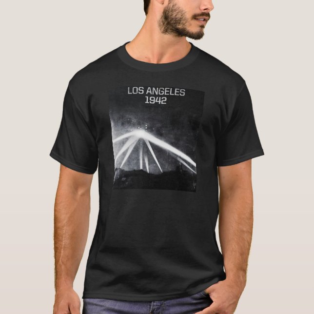 LOS ANGELES 1942 (UFOS) T-Shirt (Front)
