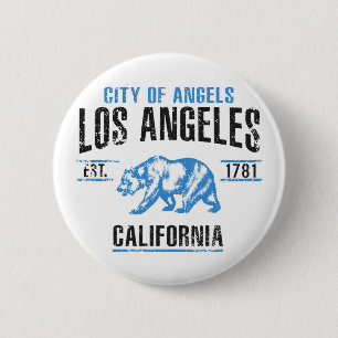 Los Angeles 2 Inch Round Button