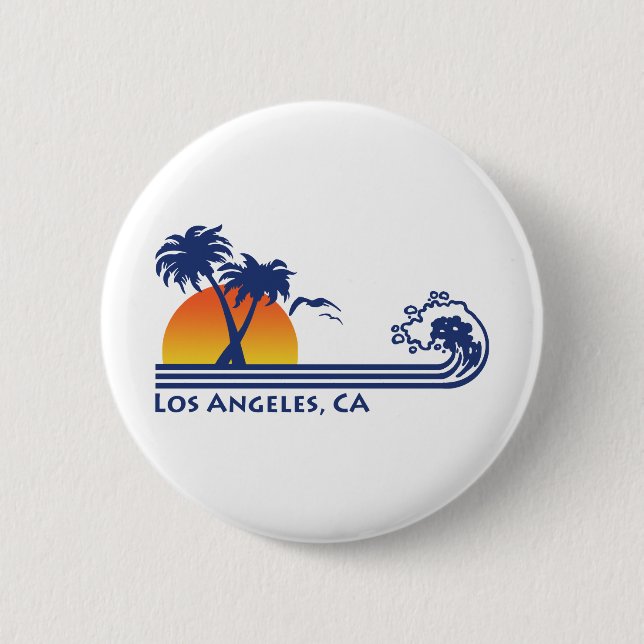 Los Angeles 2 Inch Round Button (Front)