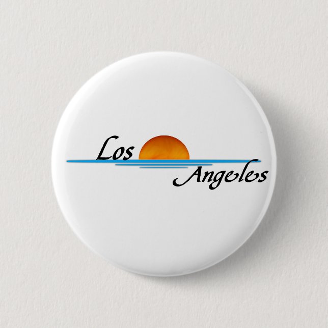 Los Angeles 2 Inch Round Button (Front)