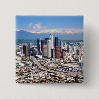 Los Angeles 2 Inch Square Button