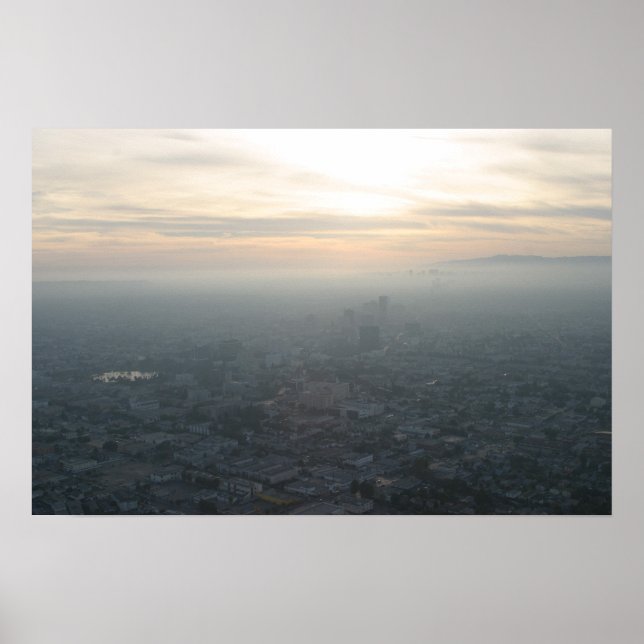 Los Angeles at dusk Poster (Front)
