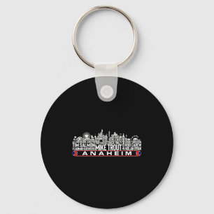 Los Angeles Baseball Team All Time Legends Anaheim Keychain