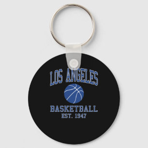 Los Angeles Basketball  Keychain